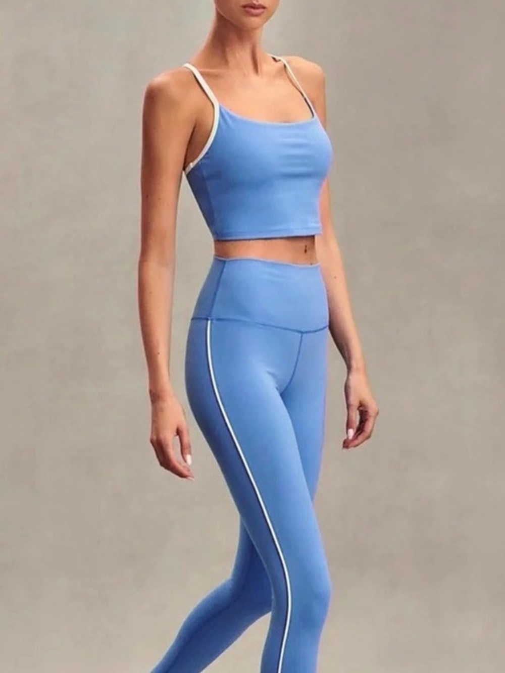 Varley FreeSoft Piped Legging Blue Athletic Leggings